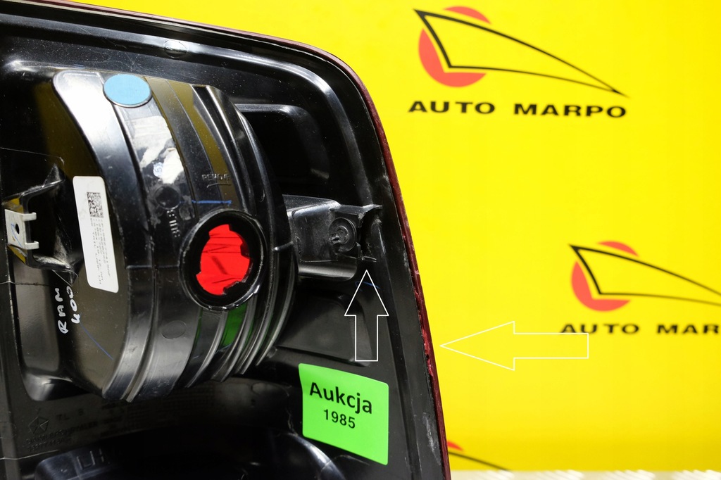 фото №14, Dodge ram 1500 2009- лампа задняя левая задняя usa