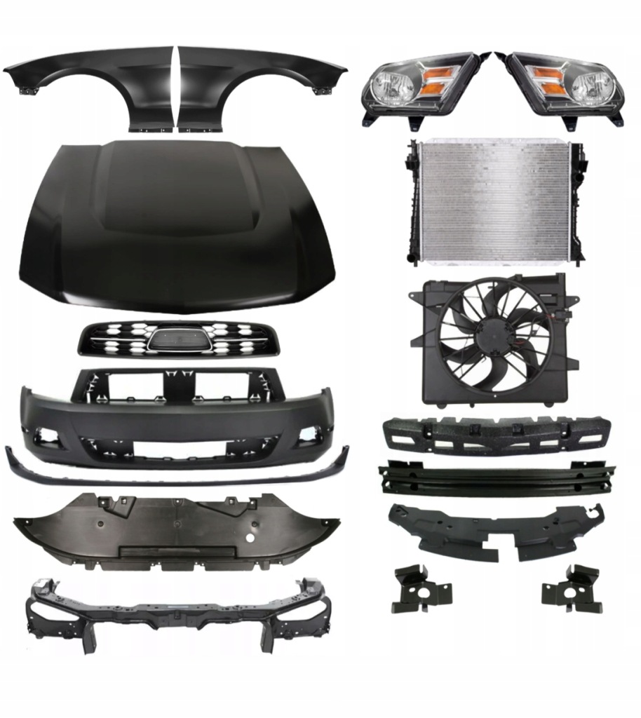 фото №1, Ford mustang 09-12 бампер pas капот крыло