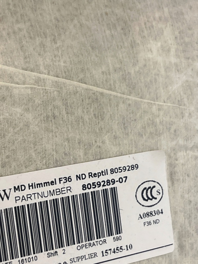 фото №9, Bmw 4 f36 gran coupe 2016 потолок 8059289