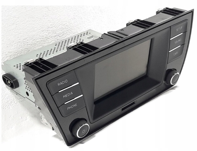 фото №1, Skoda оригінальний номер 6v0035871d izy радіо чорний satyna skoda fabia