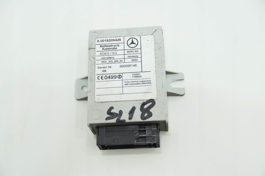 фото №1, Модуль тиску a0018209426 mercedes sl r230 02