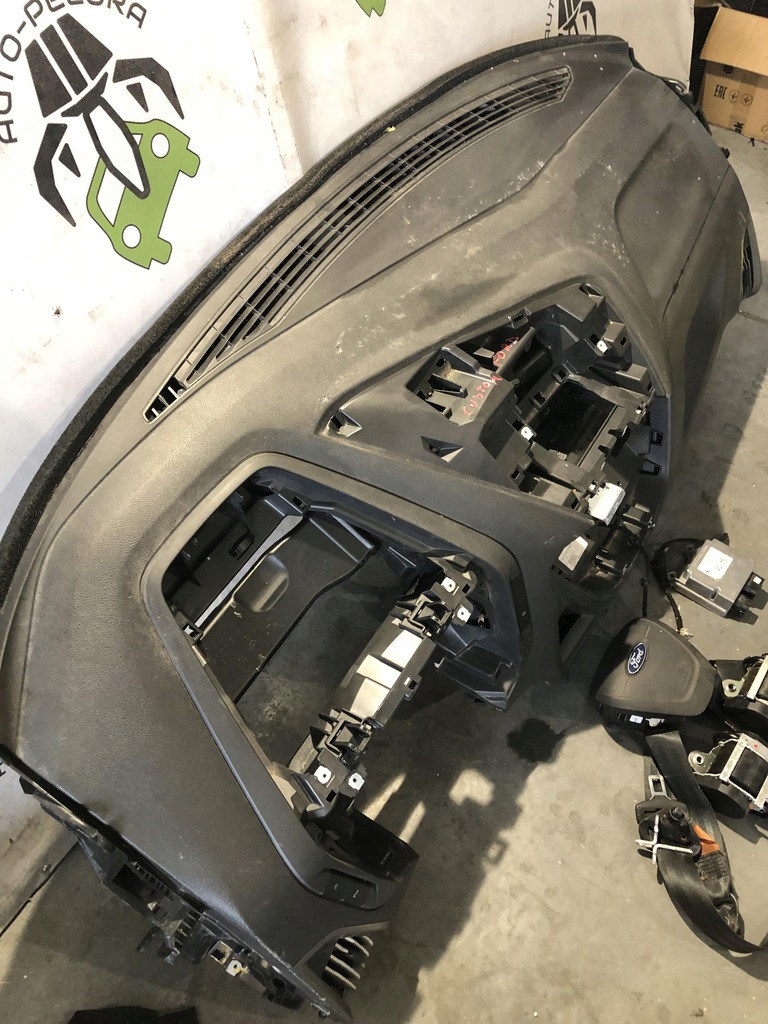 фото №6, Ford transit custom приборная панель консоль подушка безопасности ремни датчик