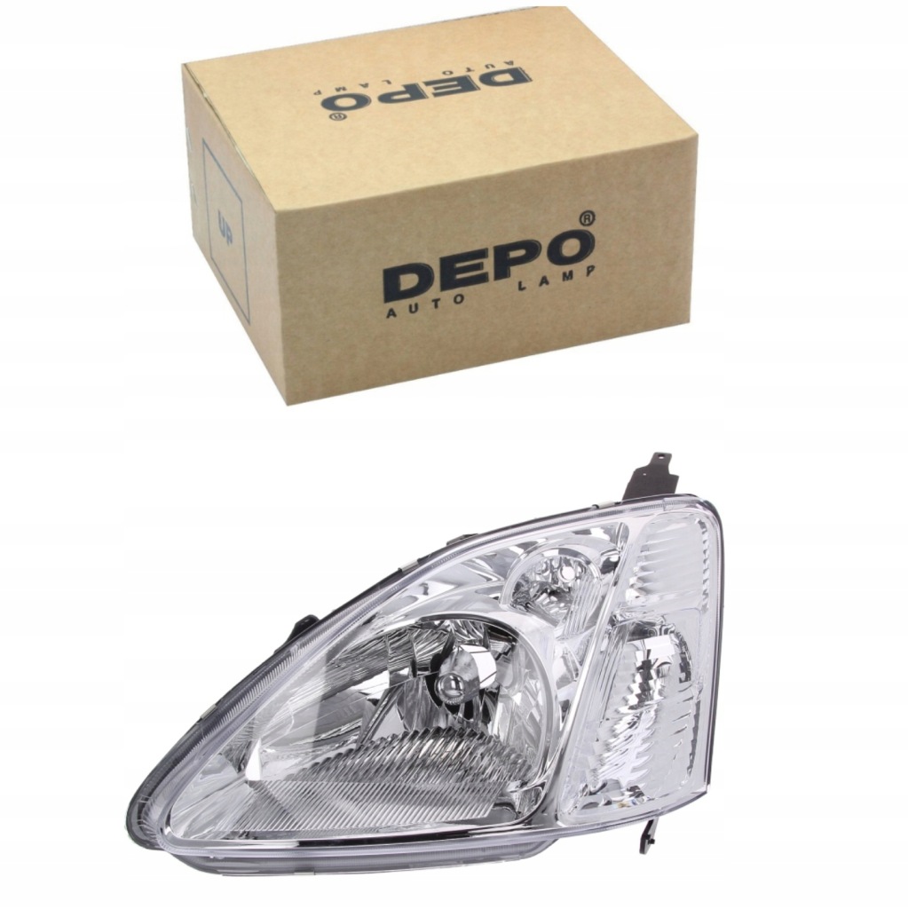 фото №1, Фара лампа левая do honda civic vii hatchaback 2000-2006