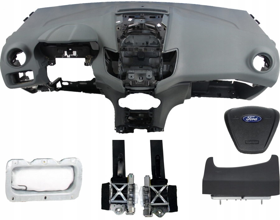 фото №2, Приборная панель консоль подушка безопасности ремни ford fiesta