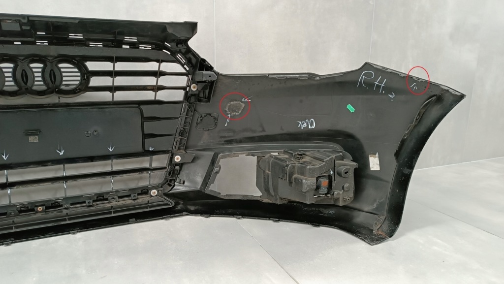 Бампер перед передний audi a1 рестайлинг  s-line 8xa 14-18 / + противотуманная фара x 2 в Украине