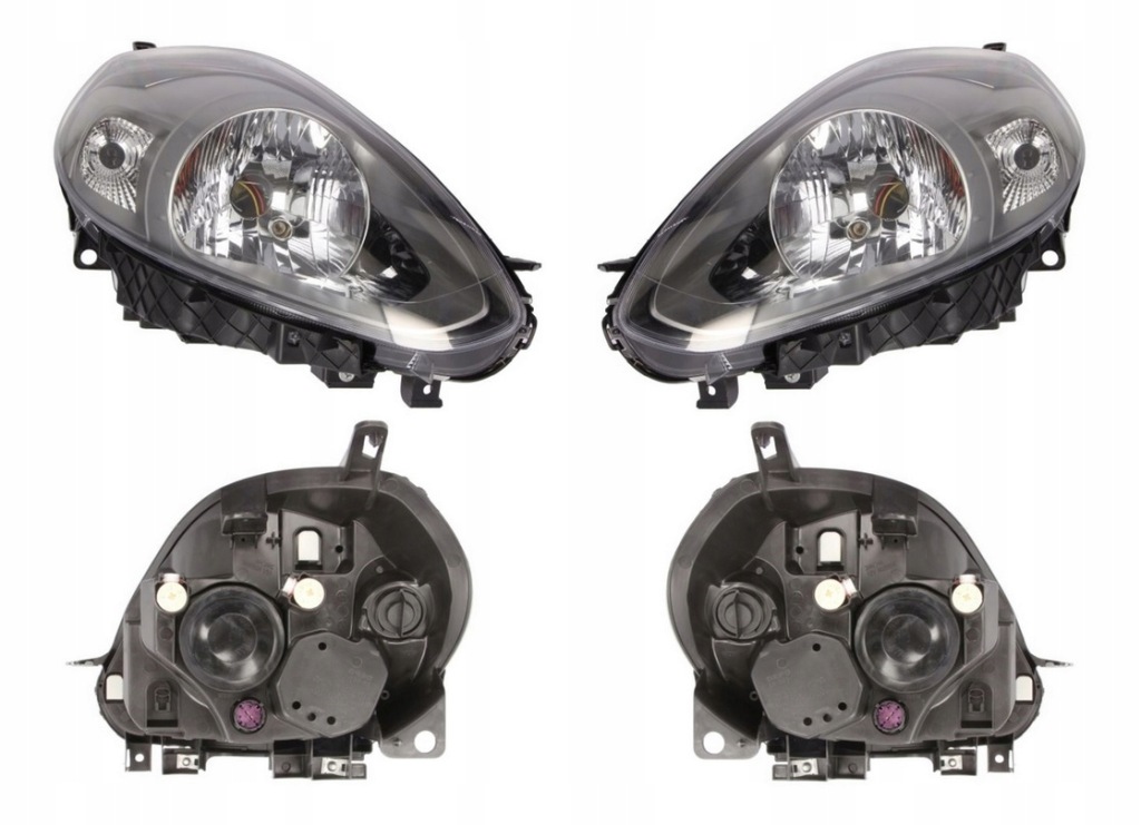 фото №1, Фара лампа fiat punto evo 09- le+pr depo