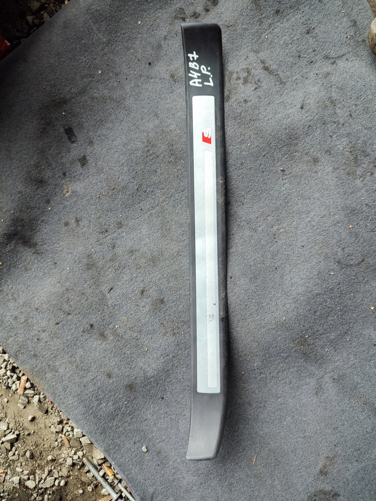 фото №1, Ліва перед молдинг поріг audi a4 b7 s-line