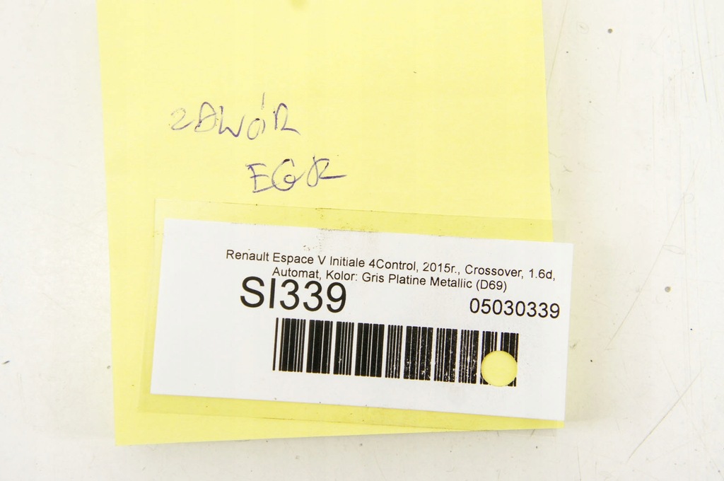 фото №7, Si339 renault espace v 1.6d клапан egr 147109816r