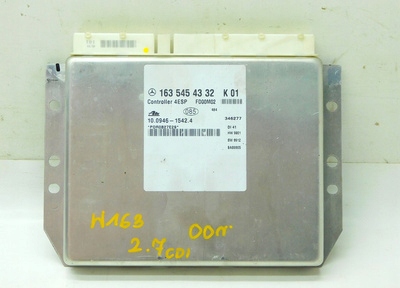 фото №1, Mercedes ml w163 2.7cdi 00r бортовой компьютер блок управления esp 1635454332