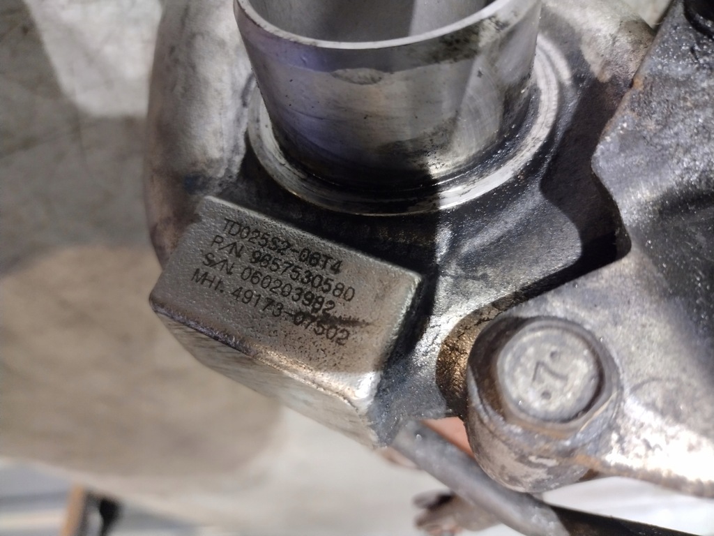 фото №6, Турбонагнетатель 4917307502 citroen berlingo 1.6 hdi