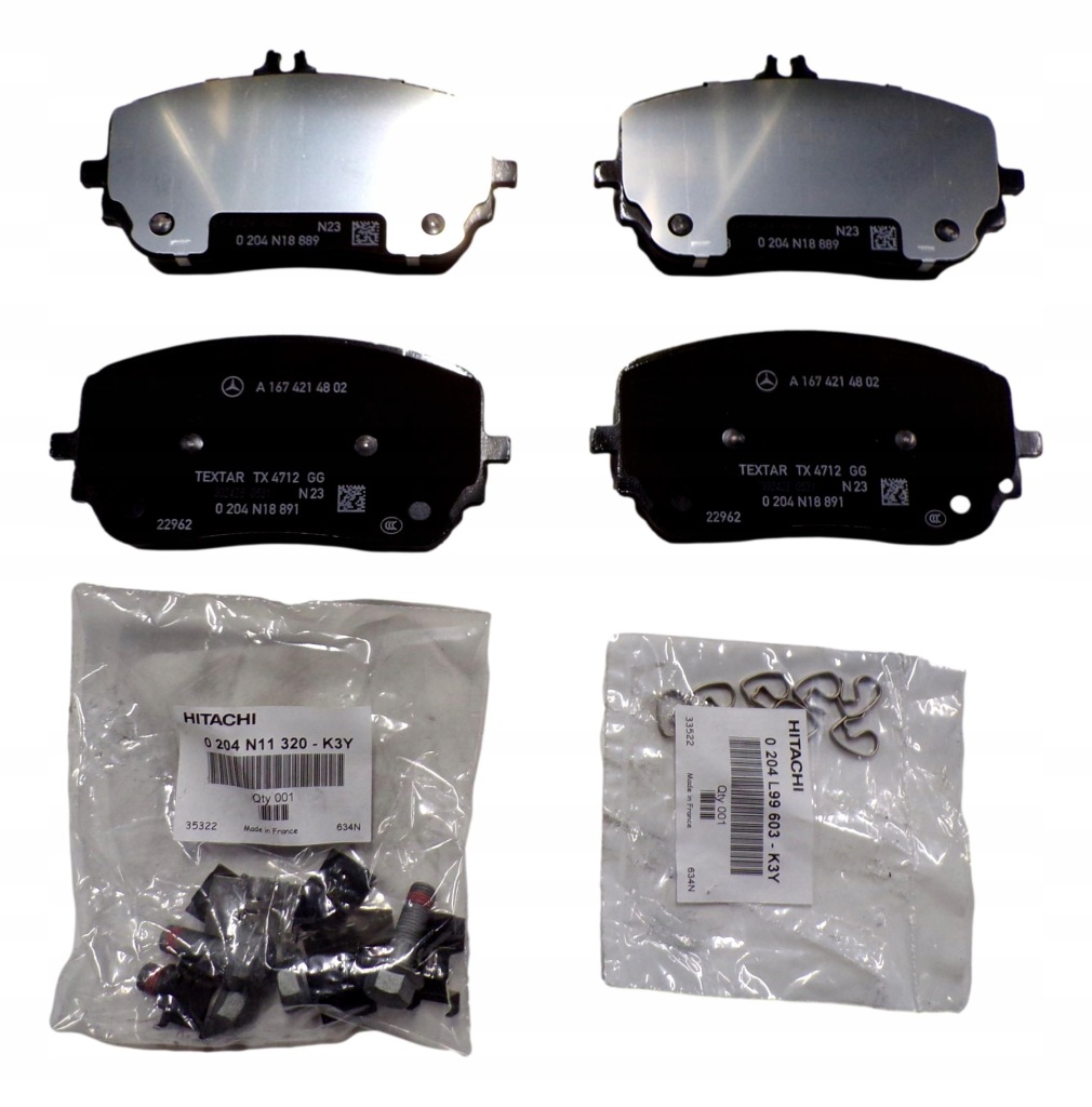 Купити Гальмівні колодки гальмівні перед mercedes gle gls оригінальний номер a0004203404