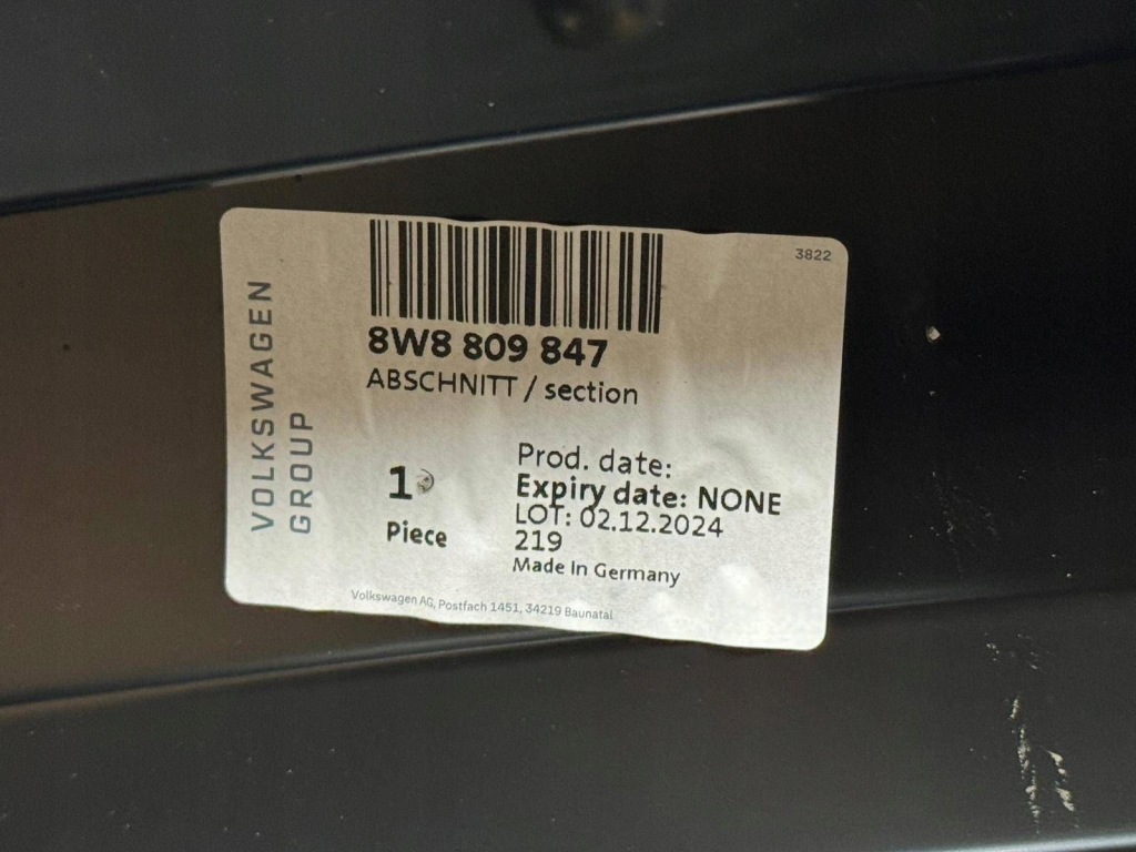 фото №6, Блок двигателя порог передний левый audi a5 ii 8w 8w8 sportback 8w8809847 16 - новый!