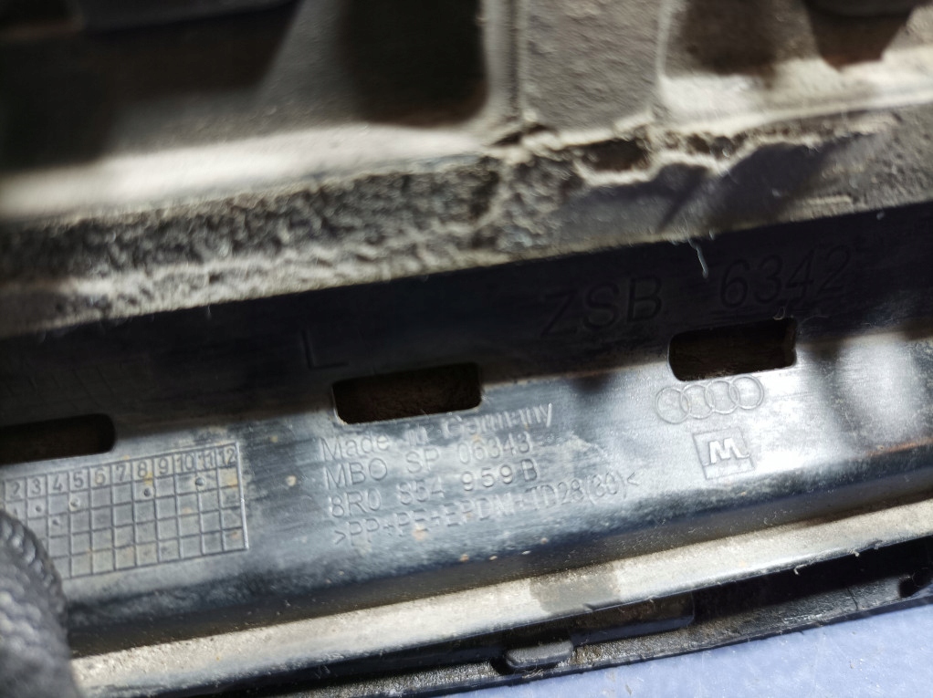 фото №5, Audi q5 8r lift молдинг накладка крыла передняя левая 8r0854959b ly9b