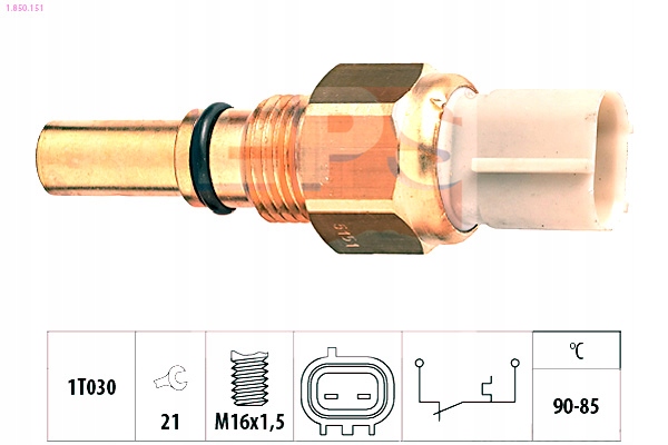 фото №2, Вимикач вентилятора радіатора toyota eps