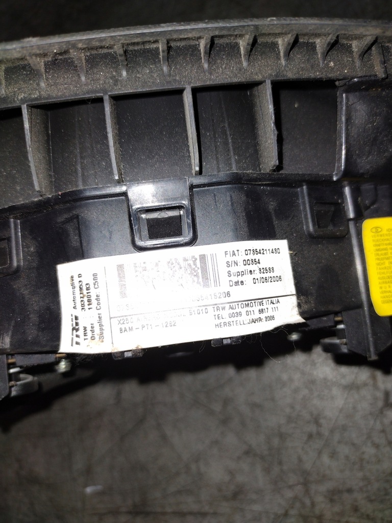 фото №5, Air bag водителя peugeot boxer