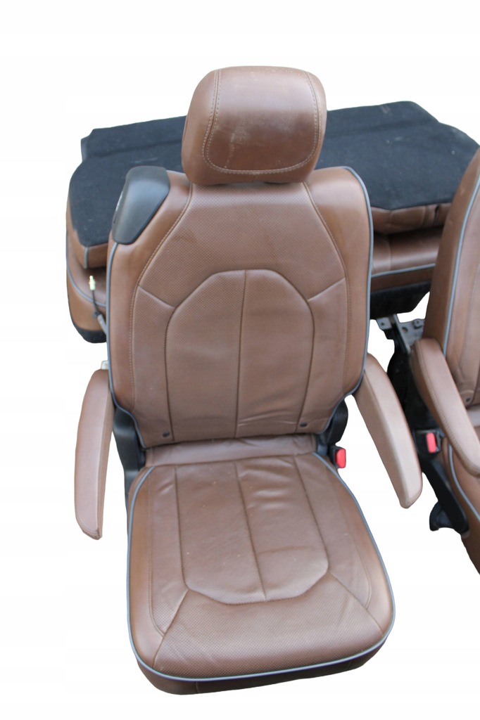 фото №9, Chrysler pacifica 17- сиденья комплект limited коричневая кожа мониторы заднее сиденье