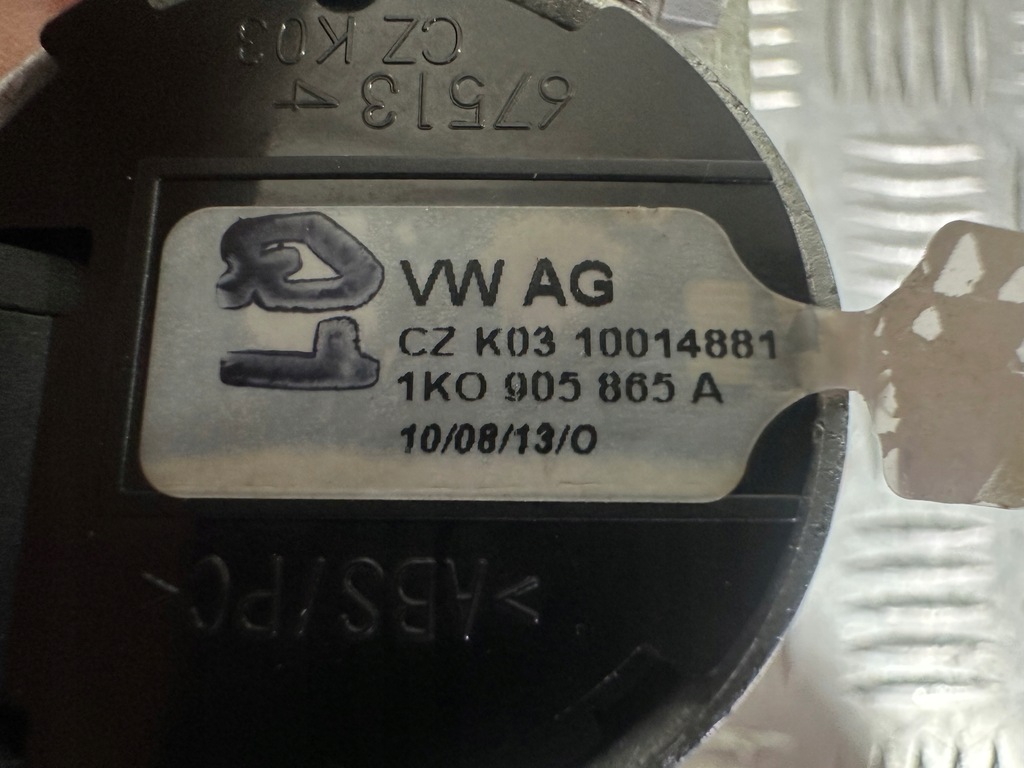 фото №9, Vw golf vi замок запалювання автоматична коробка передач dsg 1k0905851b ключ 5k0837202q