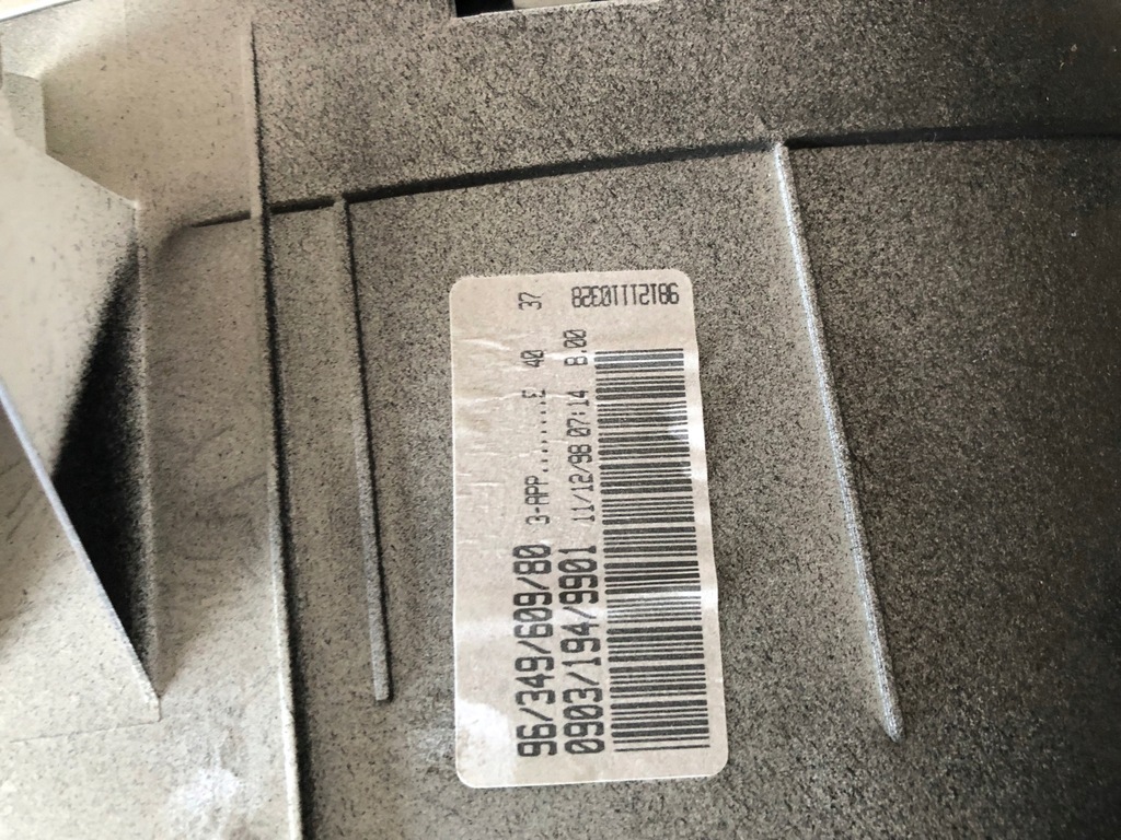 фото №6, Блок керування набір стартовий peugeot 206 1.2 9636726980