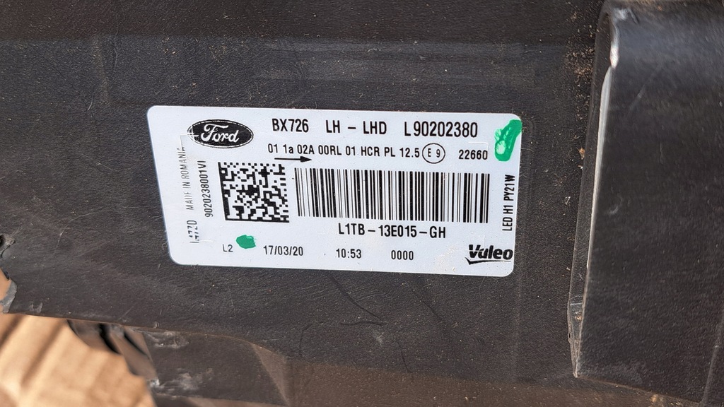 фото №5, Ford puma mk2 - лампа ліва led