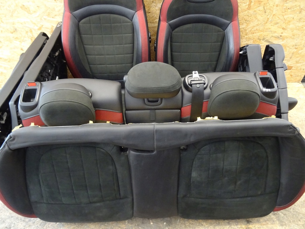 фото №7, Сиденья заднее сиденье сиденья обшивки подушка безопасности подогрев mini clubman f54 jcw