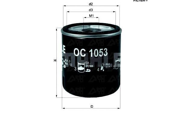 фото №1, Knecht фильтр масла vw multivan v multivan vi trans