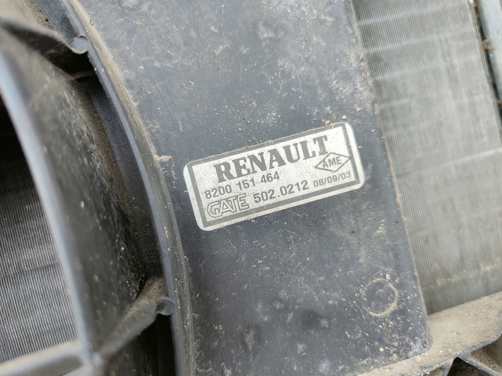 фото №2, Вентилятор радиатора renault megane ii 1.6b