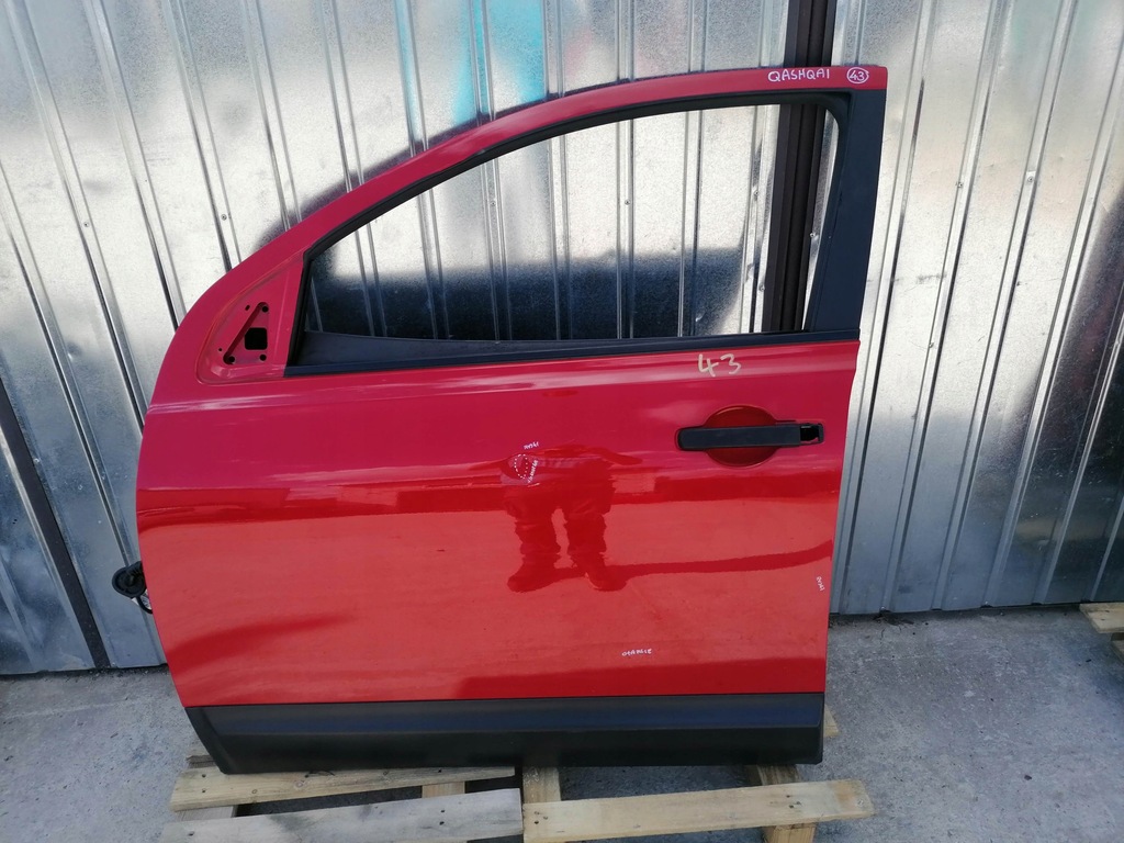 фото №1, Дверь левая перед nissan qashqai j10 цвет z10