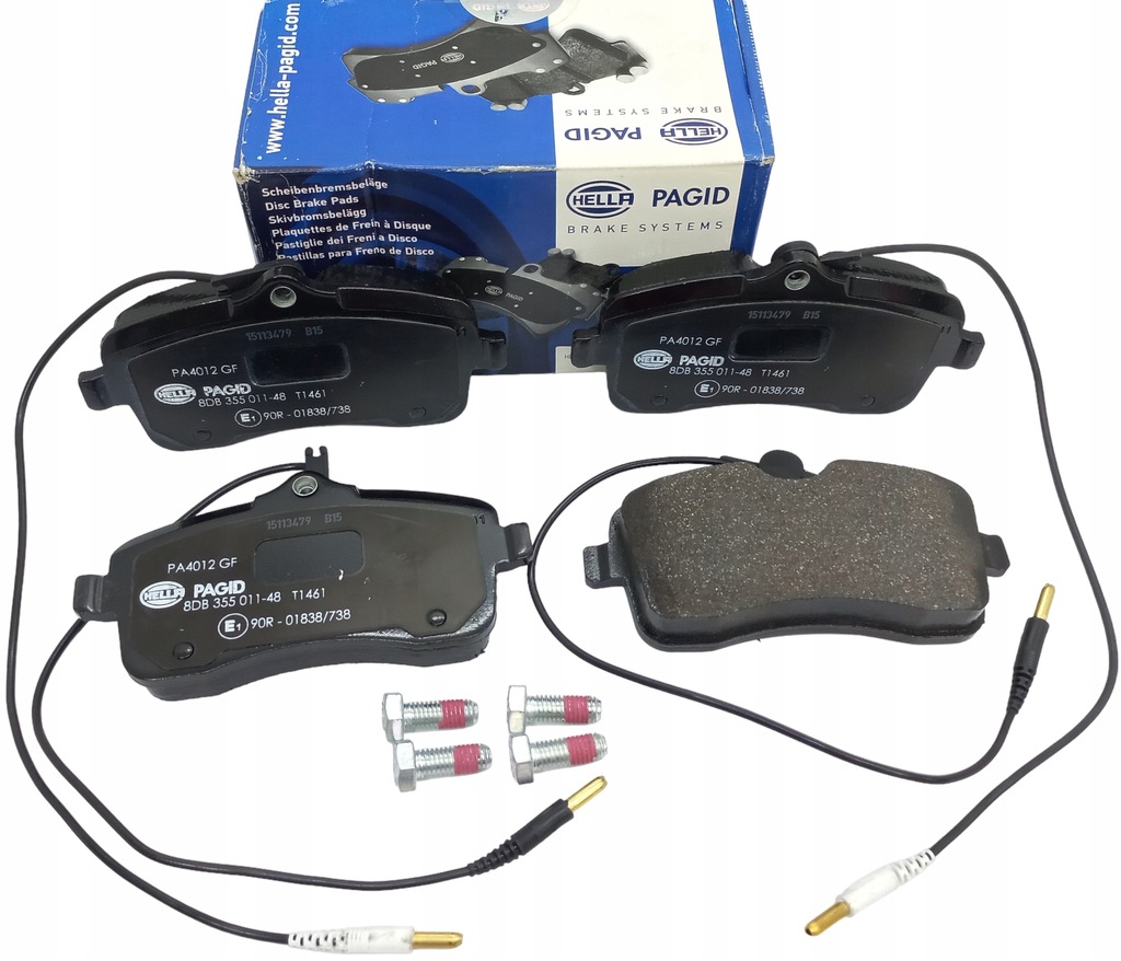 фото №1, Тормозные колодки тормозные osi перед hella peugeot 407