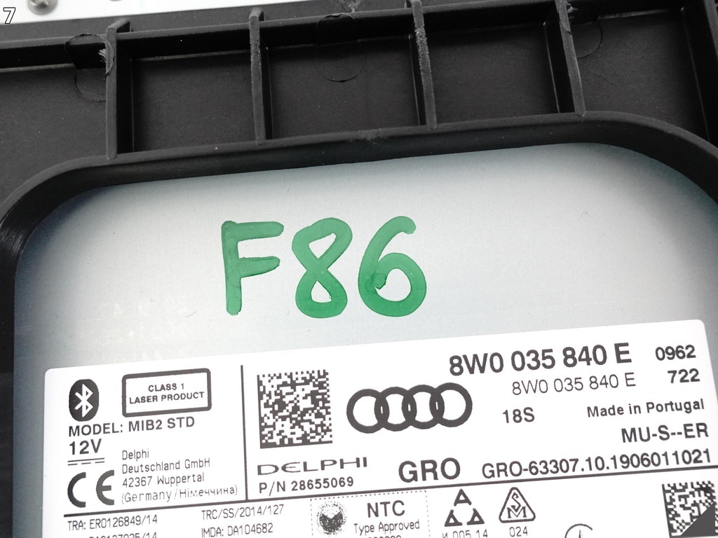 фото №8, Audi a5 s5 rs5 8w6 8w8 f5 a4 s4 8w0 b9 15- навигация бортовой компьютер mib2 std