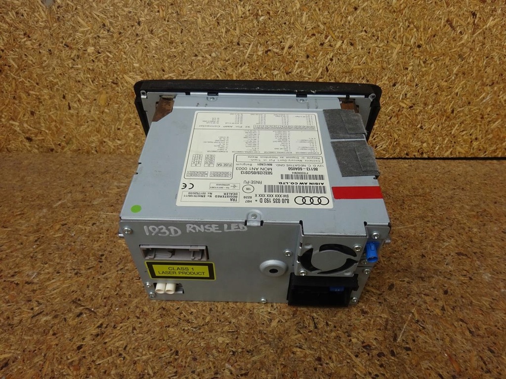 фото №4, Audi tt 8j радио навигация navi навигация plus rns-e led 8j0035193d kod pl