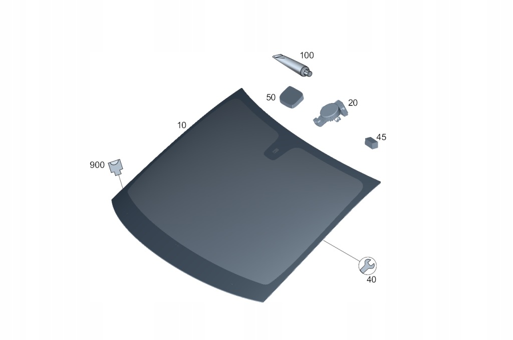 фото №1, Скло передня mercedes v klasa w447