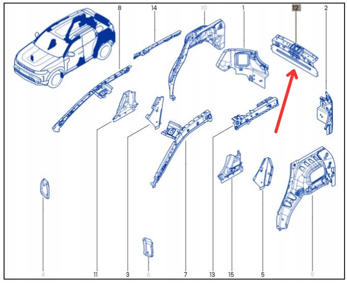 фото №1, Pas задній dacia duster iii