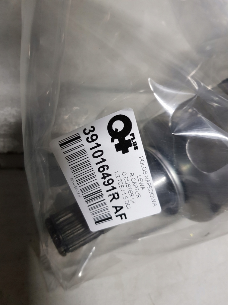 Приводной вал приводная левая r captur 1.2tce 391016491r с Разборки