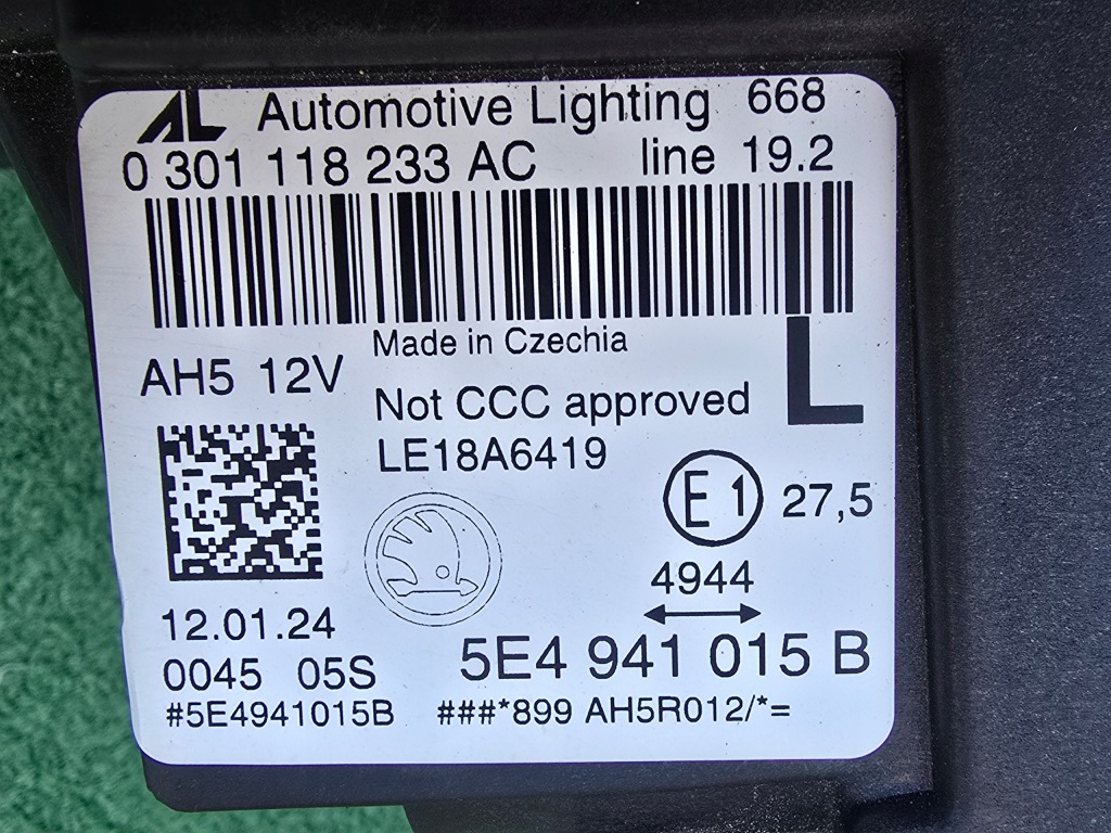 фото №5, Skoda octavia 4 iv 5e4 full led лампа передняя kpl