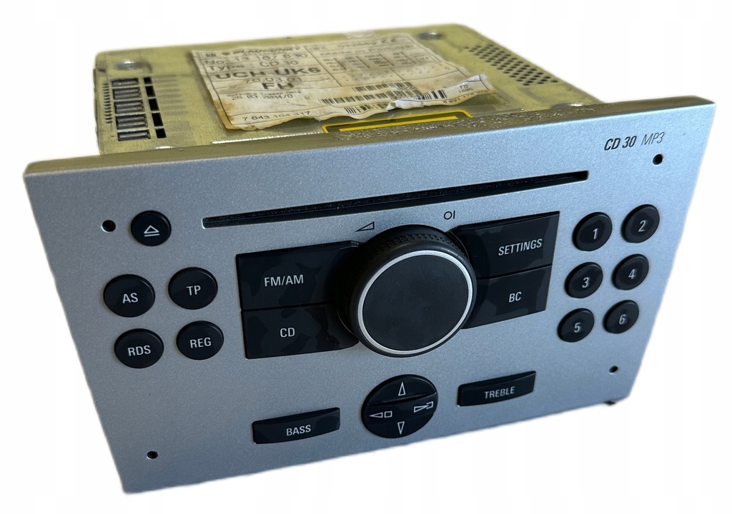 фото №1, Оригинальные заводской радио opel meriva a corsa c cd 30 mp3 13167830