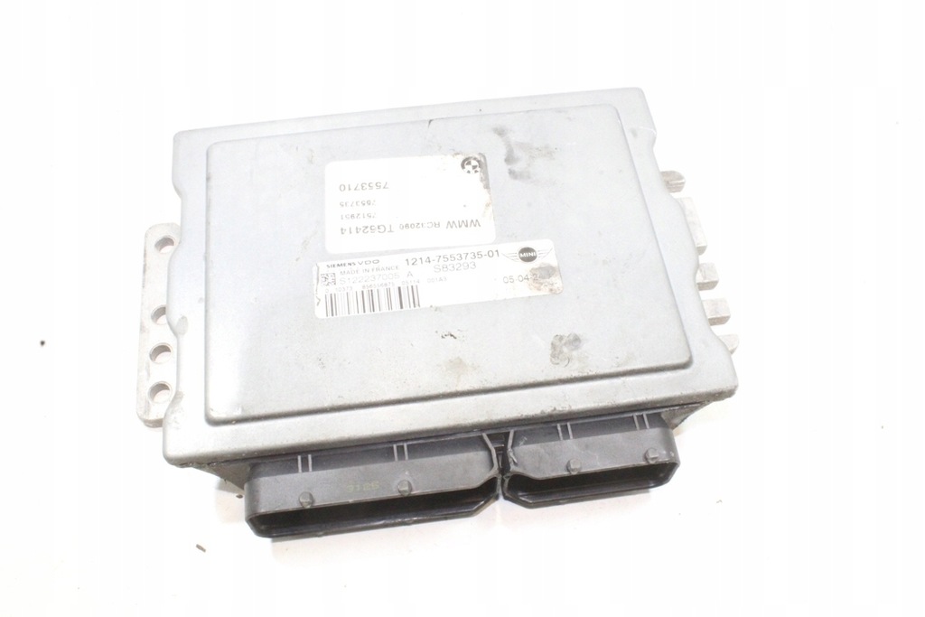 фото №4, Бортовий комп'ютер двигуна mini cooper r50, r53 7553735 1.4l бензиновий 55kw 2005