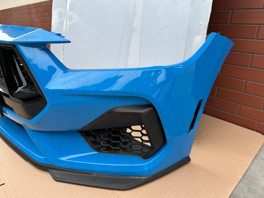 Ford mustang vii mk7 5.0 gt бампер перед капот крило grabber blue в Україні