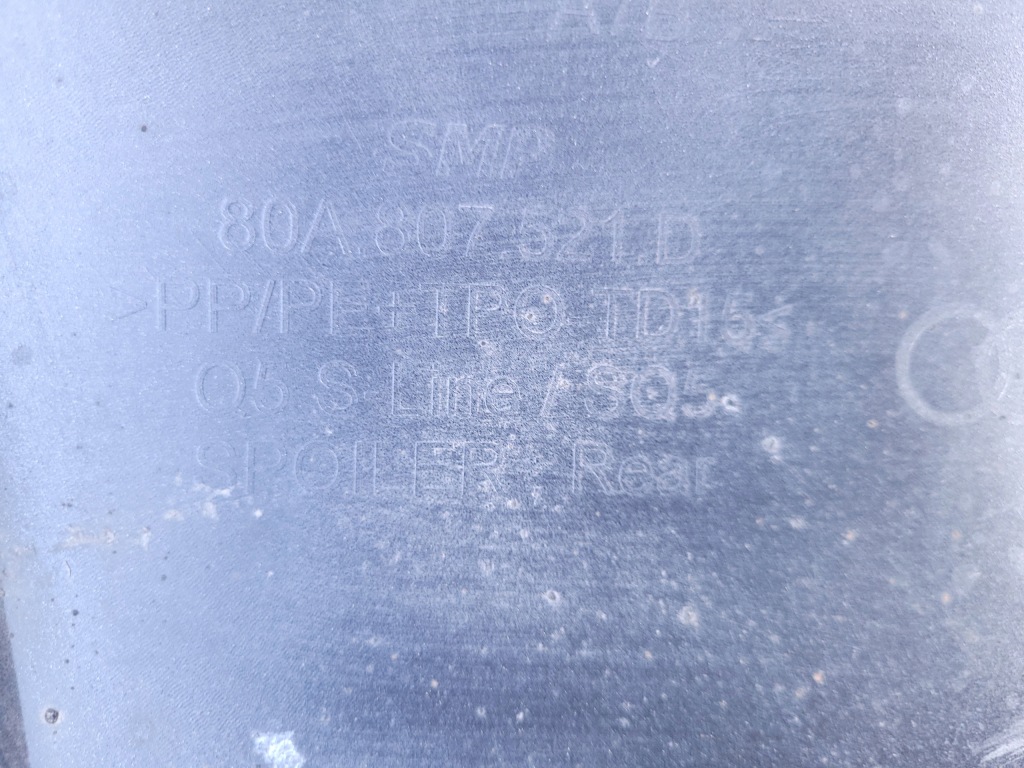 фото №15, Audi q5 ii sq5 | бампер диффузор спойлер задняя задний s-line 80a807941 | 0613