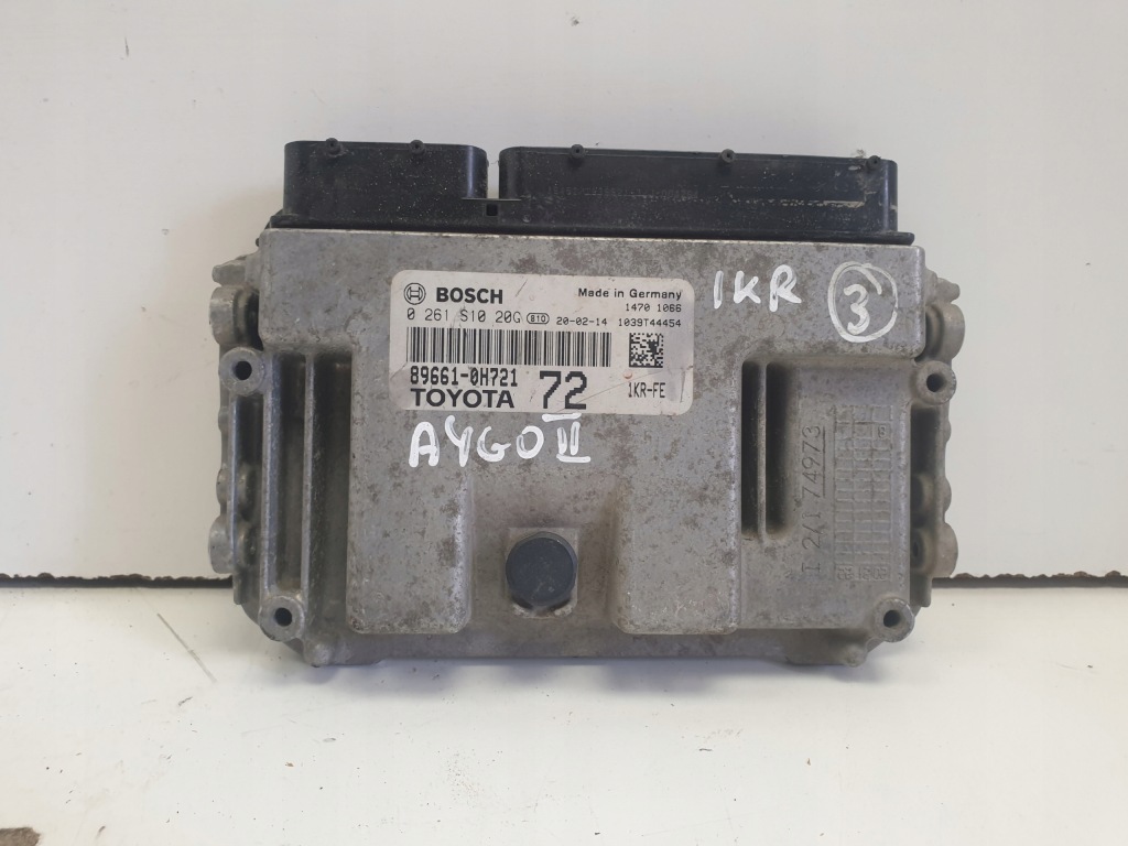 фото №1, Toyota aygo ii 1.0 b блок управления двигателя бортовой компьютер