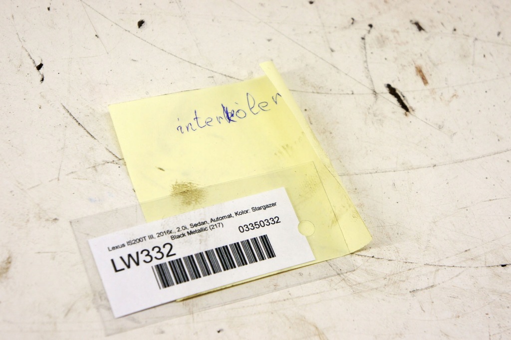 фото №6, Lw332 lexus is is200t iii 2.0i інтеркулер