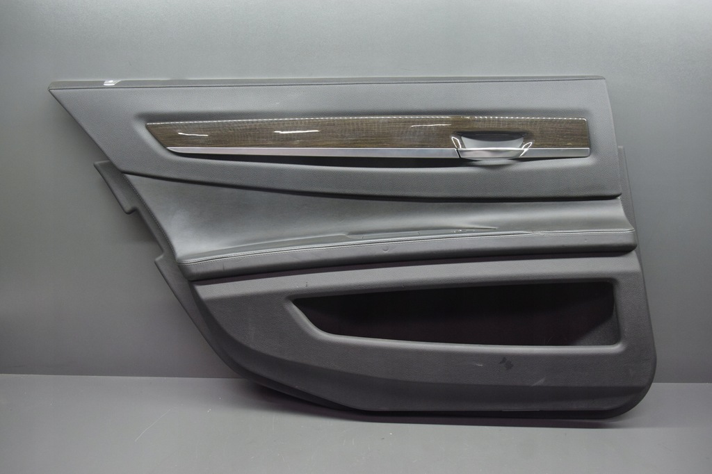 фото №1, Оббивка двері лівий задня обшивка двері bmw 7 f02 шкіра czarna