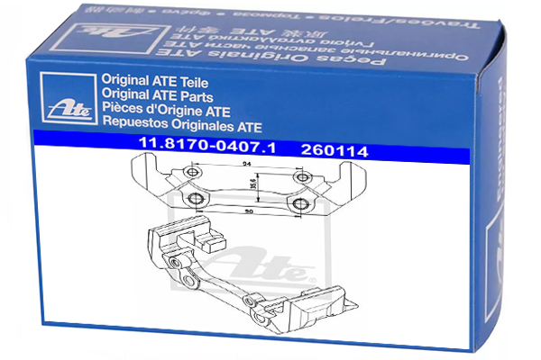фото №1, Ate 11.8170-0407.1 кронштейн, суппорт тормозной