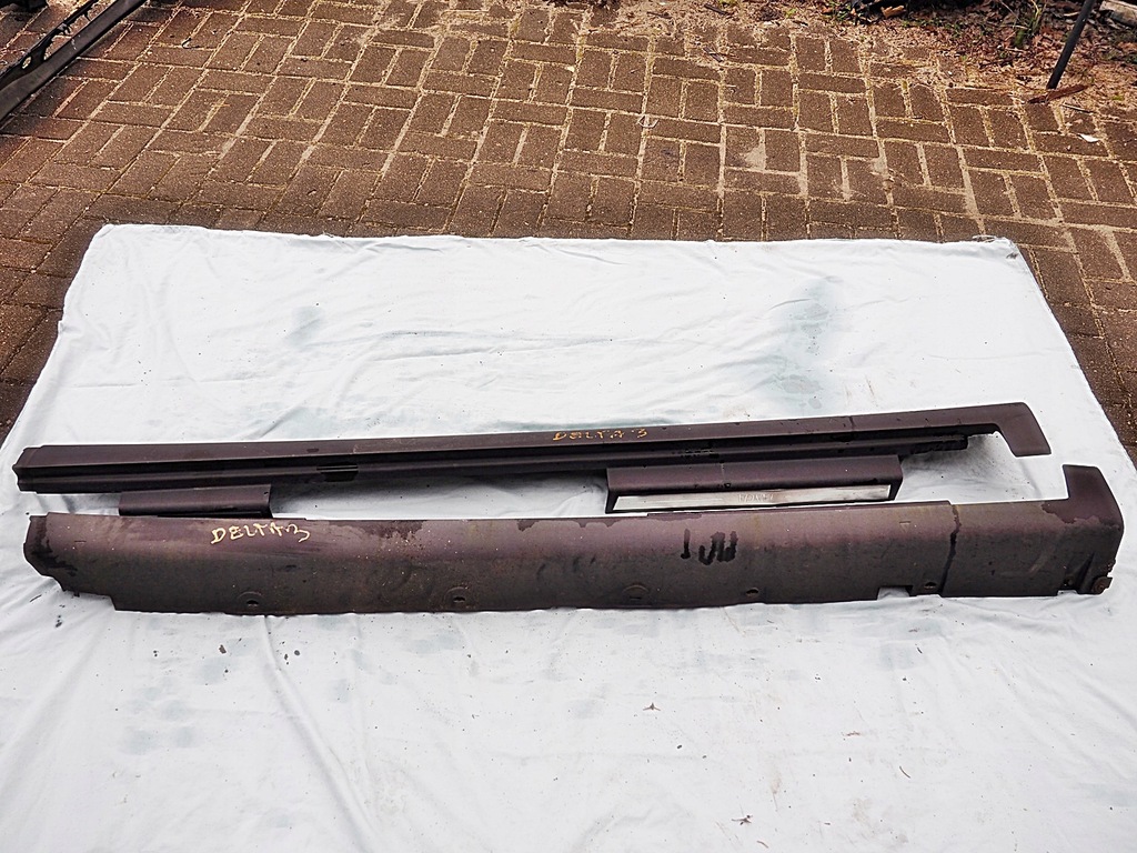 фото №8, Lancia delta 3 молдинг порог левая правая + хром