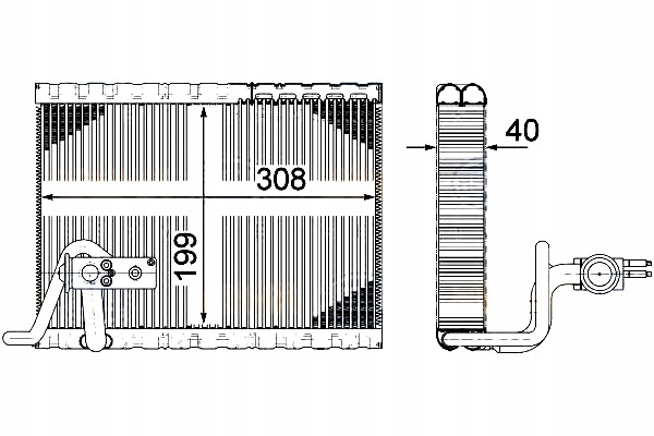 фото №1, Hella випарник кондиціонера citroen ds5 peugeot 30