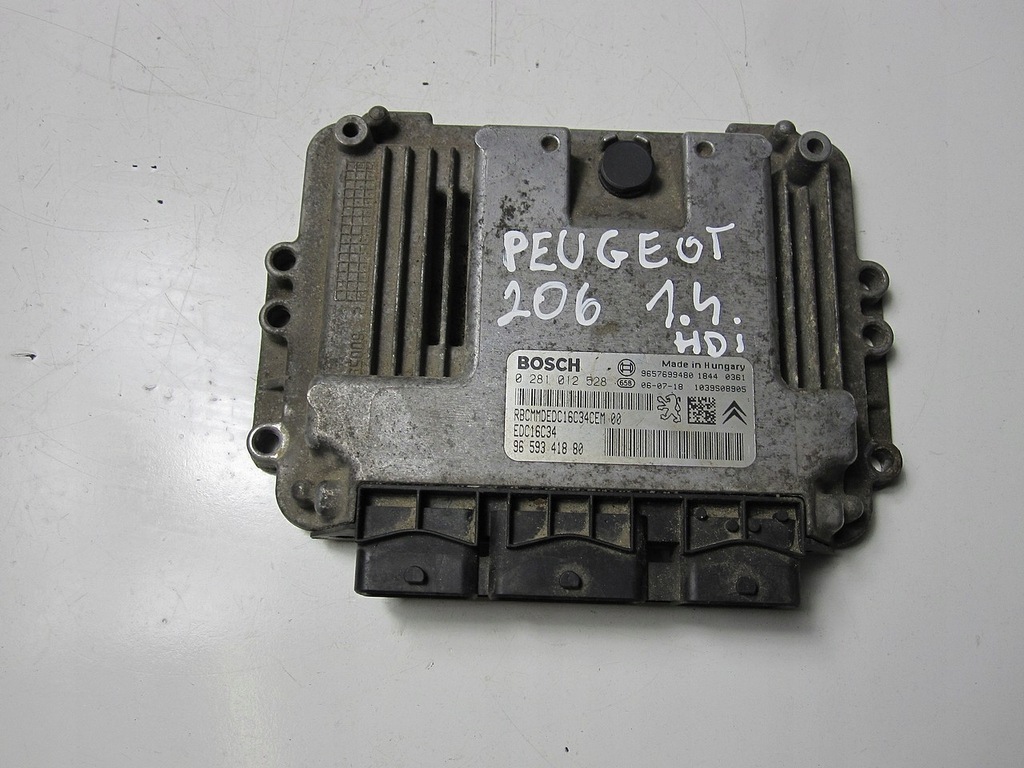 фото №8, Бортовий комп'ютер блок керування peugeot 206 1.4hdi