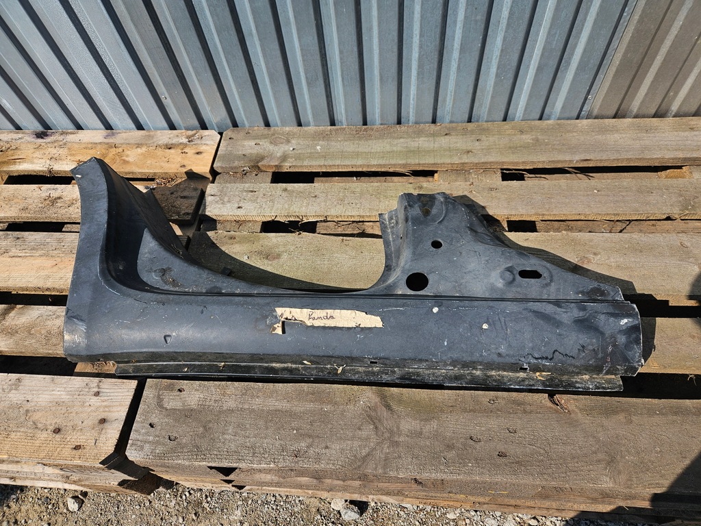 фото №1, Fiat panda порог правый блок двигателя обшивка колено