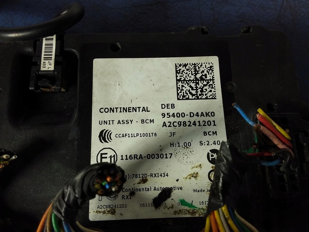 фото №4, Kia optima iv блок управления комфорта bcm 95400-d4ak0