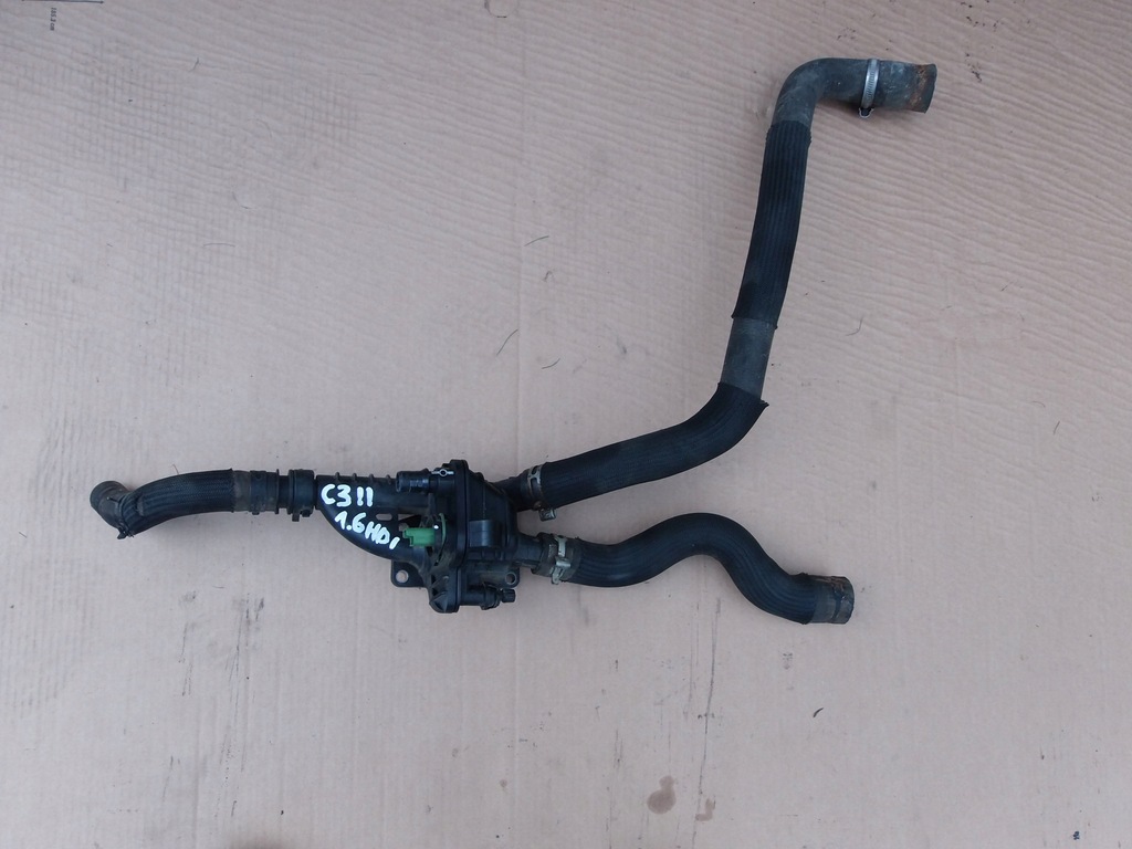 фото №1, Корпус термостата провода citroen c3 ii 1.6 ehdi