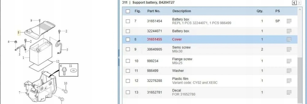 фото №5, Volvo s60 2020 корпус аккумуляторов
