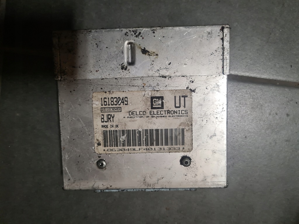 фото №1, Бортовой компьютер двигателя 16183049 opel astra vectra 1.6